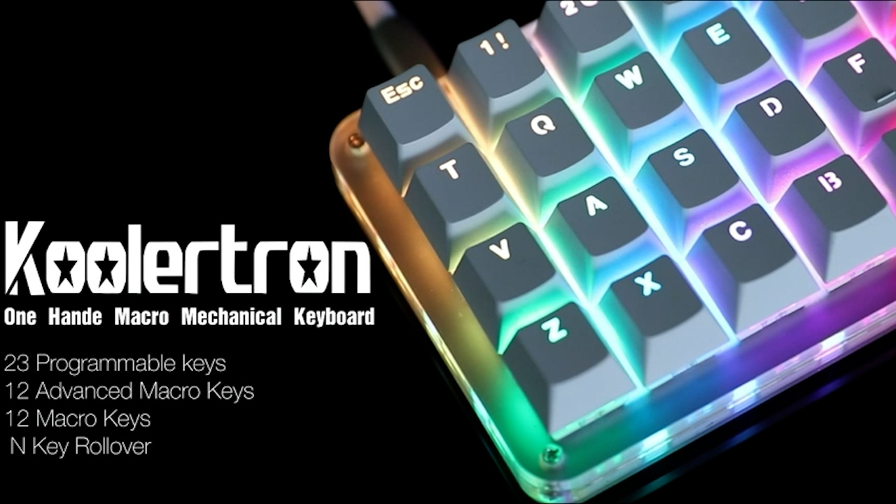 鍵盤楽器 WMD Micro Hadron Collider Amazon.com: Koolertron One Handed Macro Mechanical Keyboard, RGB